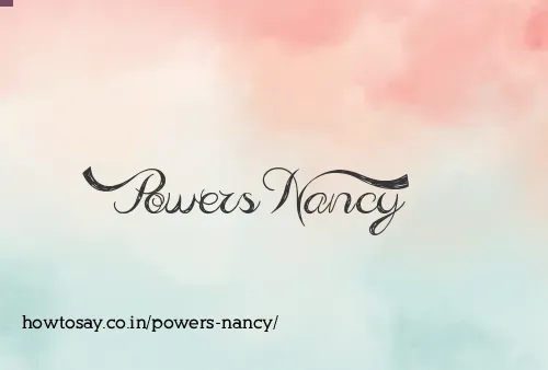 Powers Nancy