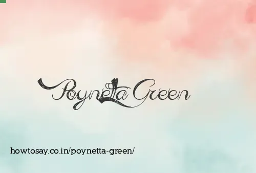 Poynetta Green