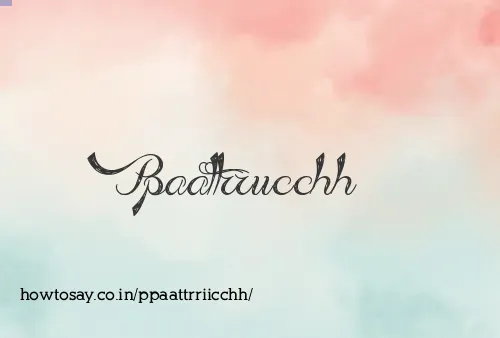 Ppaattrriicchh
