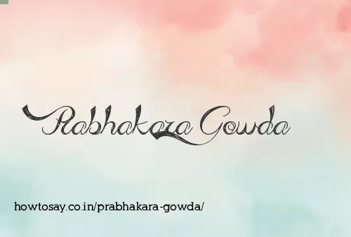Prabhakara Gowda