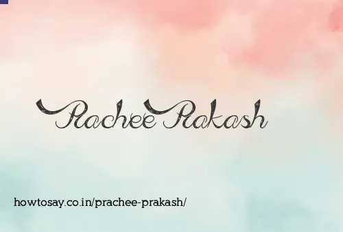 Prachee Prakash