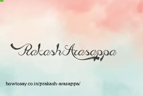 Prakash Arasappa