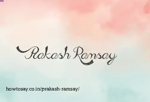 Prakash Ramsay
