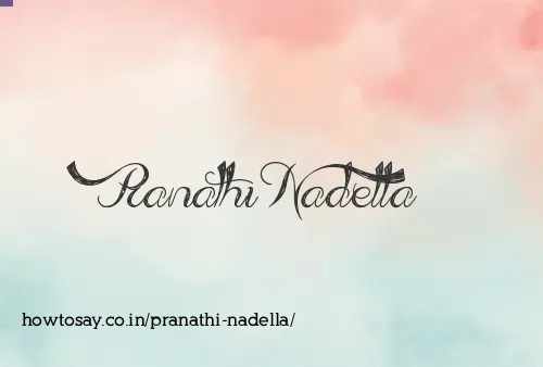 Pranathi Nadella