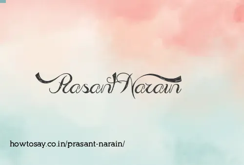 Prasant Narain