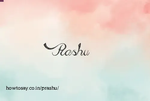 Prashu