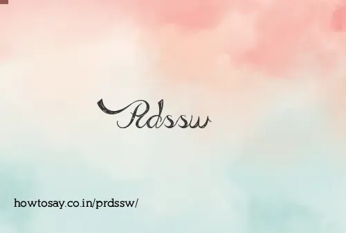 Prdssw