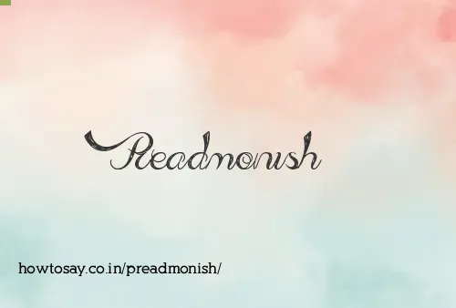 Preadmonish