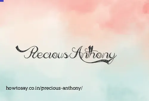 Precious Anthony