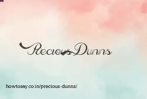 Precious Dunns