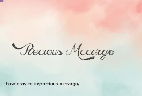 Precious Mccargo