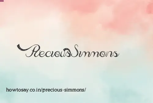 Precious Simmons