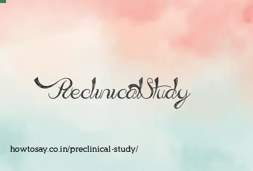 Preclinical Study