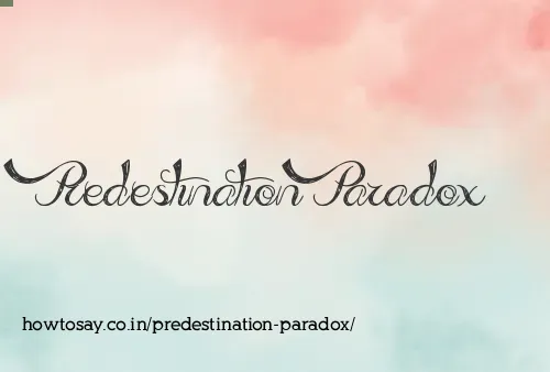 Predestination Paradox