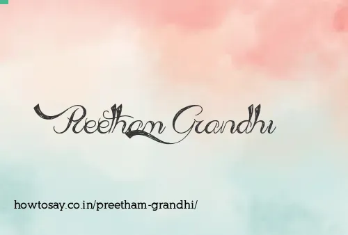 Preetham Grandhi