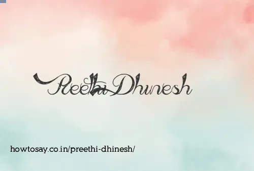 Preethi Dhinesh