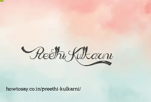 Preethi Kulkarni