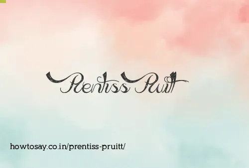 Prentiss Pruitt