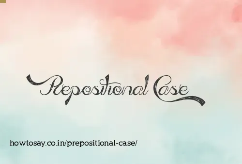 Prepositional Case