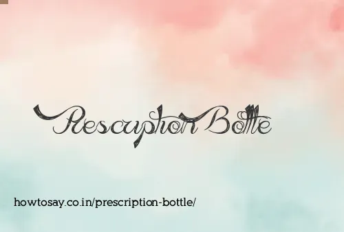 Prescription Bottle