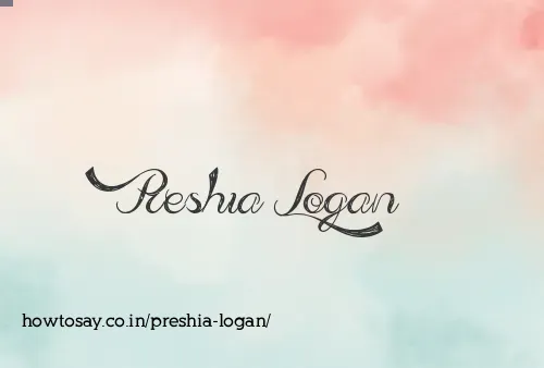 Preshia Logan