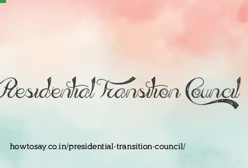 Presidential Transition Council