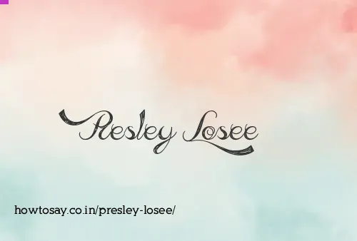 Presley Losee