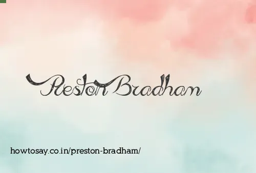 Preston Bradham