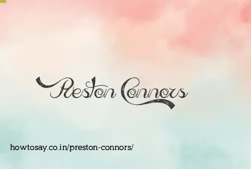 Preston Connors