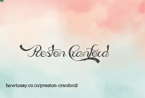 Preston Cranford