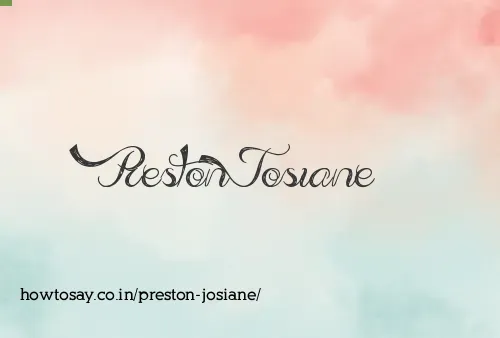 Preston Josiane