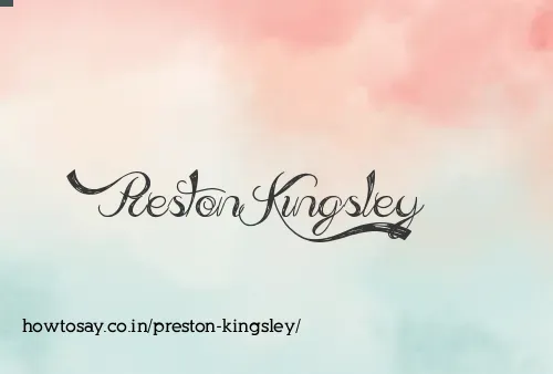 Preston Kingsley