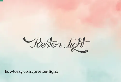 Preston Light