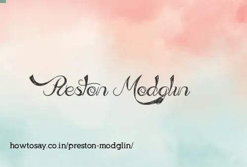 Preston Modglin