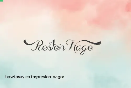 Preston Nago