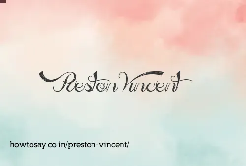 Preston Vincent