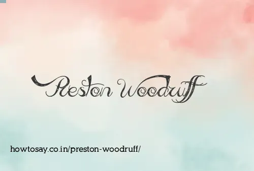 Preston Woodruff