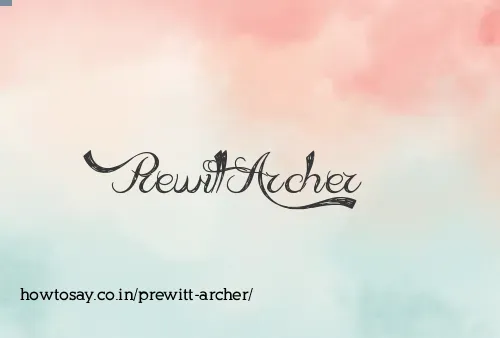 Prewitt Archer