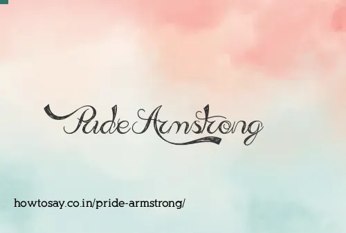 Pride Armstrong