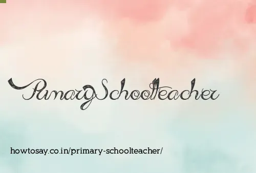 Primary Schoolteacher