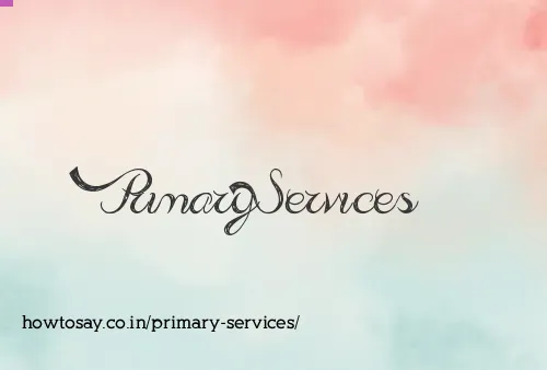 Primary Services
