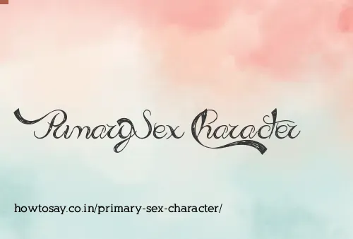 Primary Sex Character
