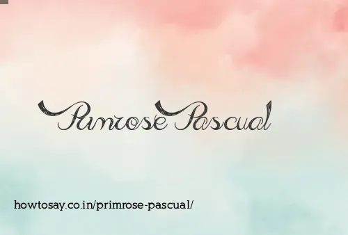 Primrose Pascual