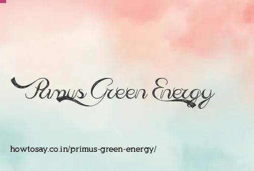 Primus Green Energy