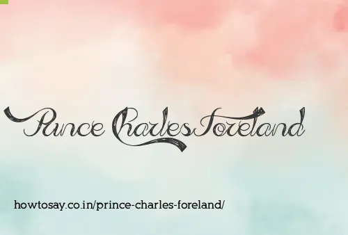 Prince Charles Foreland