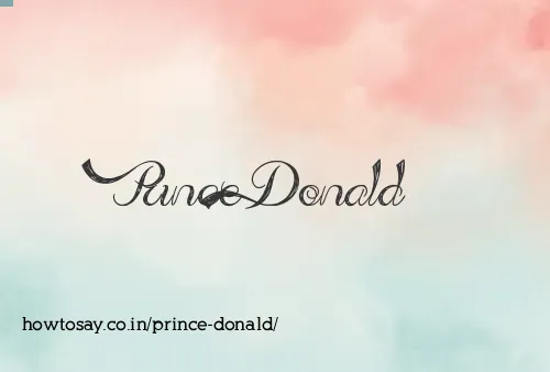 Prince Donald