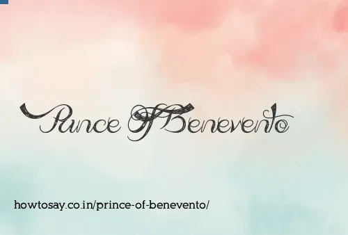 Prince Of Benevento