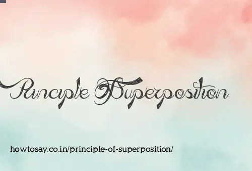 Principle Of Superposition