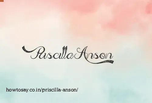 Priscilla Anson