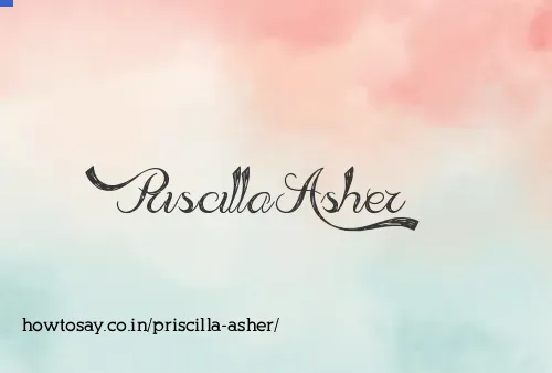 Priscilla Asher